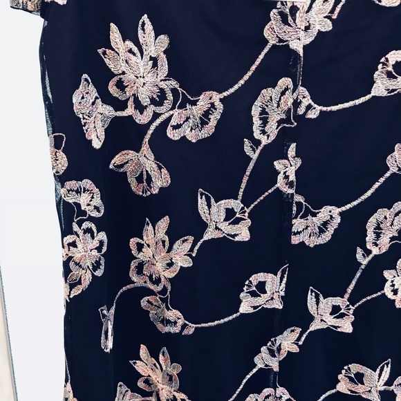 Retro Speechless Floral Print Flower Embroidered Dress - Picture 6 of 8